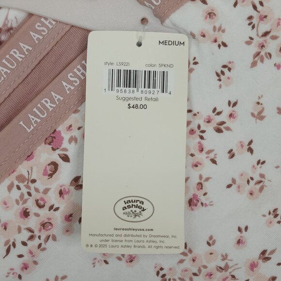 Laura Ashley Womens Medium Cotton Spandex Panties Briefs 5-Pack Tag Free - Picture 4 of 12